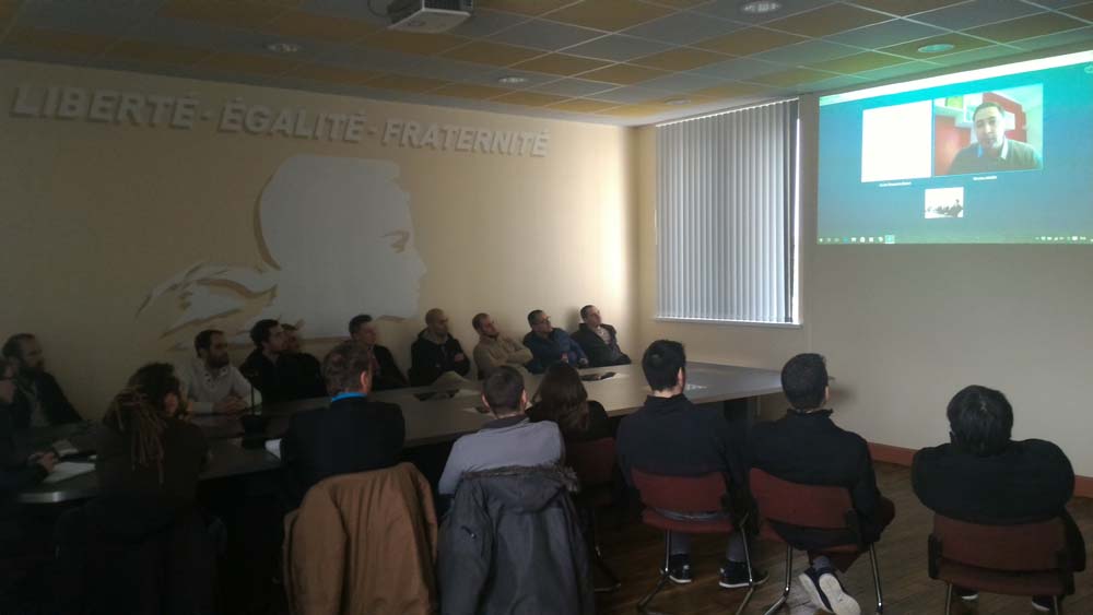 Visioconférence avec Nicolas SIMON - apprenant de la classe inversée de Boitron